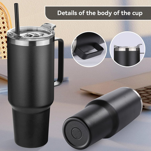 Insulated Tumbler – Stainless Steel Water Bottle with Straw