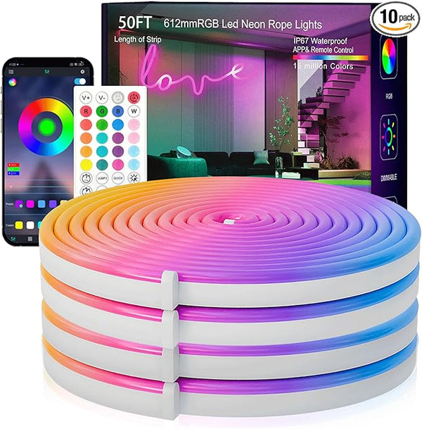 LED Strip Lights – Remote Controlled RGB Room Décor